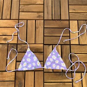 Kasakai Swim Crazy Daisy Lilac Riley Top Only